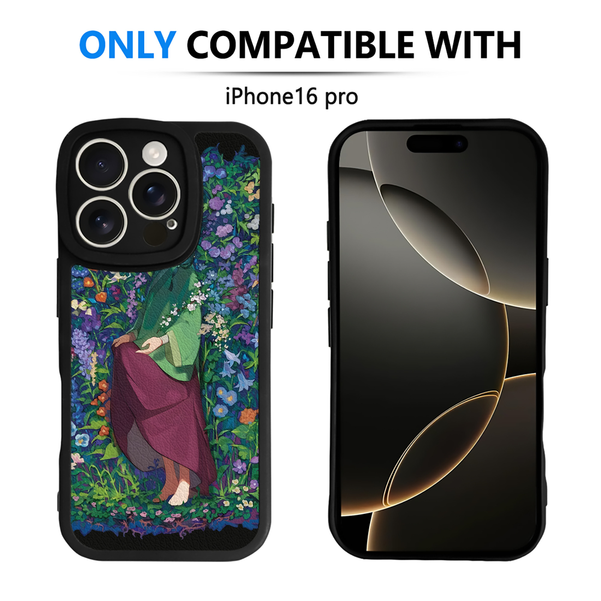 （画像用） 薬屋のひとりごと The Apothecary Diaries 【iPhone 16シリーズ対応】シリコンスマホケース（レザー調） 材質：シリコン